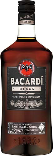 Bacardi Black Rum 1.75