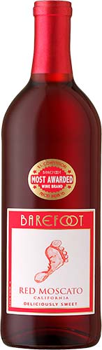 Barefoot Red Moscato/sweet Red