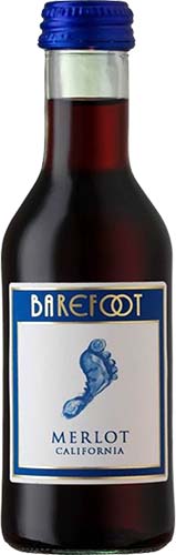 Barefoot Merlot 187ml 4-pack