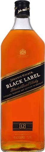 Johnnie Walker Scotch Black Label 1.75