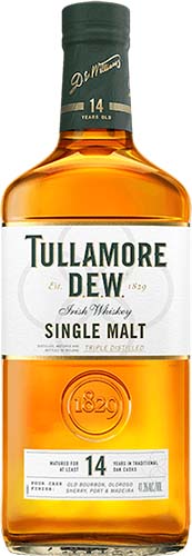 Tullamore D.e.w. 14 Year Old Single Malt Irish Whiskey