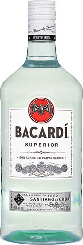 Bacardi White Rum (pet)