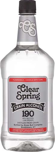 Clear Spring Grain Alcohol190p