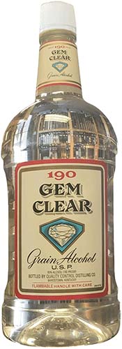 Gem Clear 190 Proof 1.75