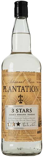Plantation White 3 Stars Rum 1l/6