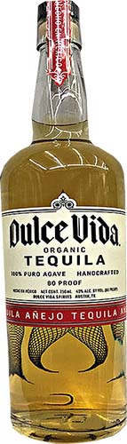 Dulce Vida Organic Tequila 80 Anejo 750ml