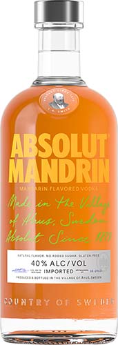 Absolut Mandrin Vodka  750 Ml