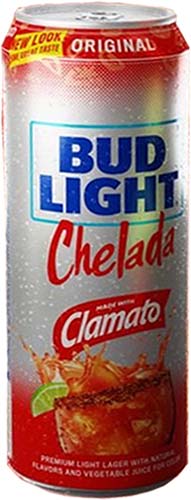 Bud Light & Clamato Chelada 16ozcan   *