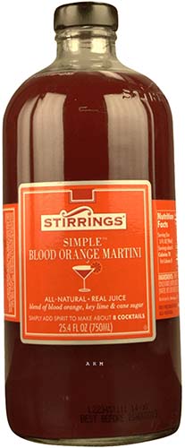 Stirrings N/a Blood Orange Martini 750ml