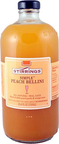 Stirrings Simple Peach Bellini