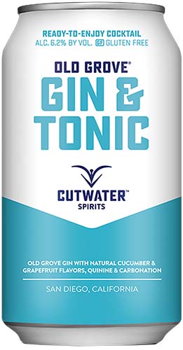 Cut Water Gin & Tonic