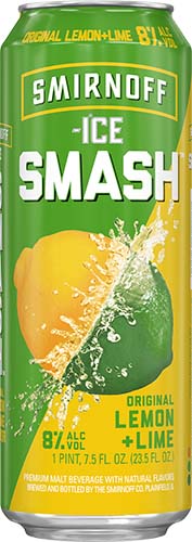 Smirnoff Ice Smash Lemon Lime 12/23.5 Can