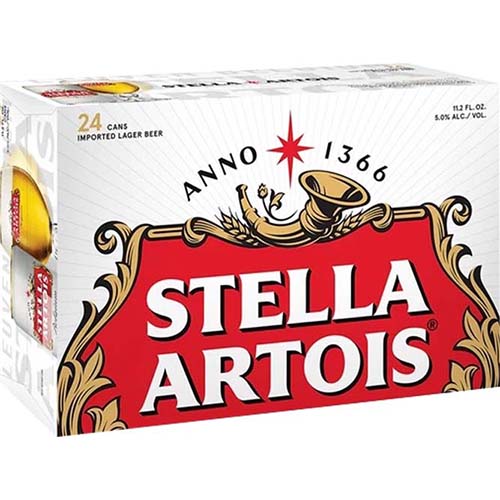 Stella Artois 24pk Cans