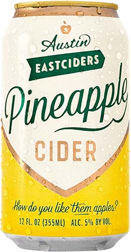 Austin East Pineapple Cider