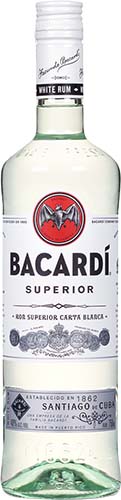 Bacardi Superior White Rum Pet 