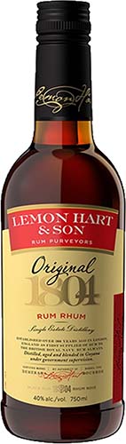 Lemon Hart Original 1804 Rum 750ml