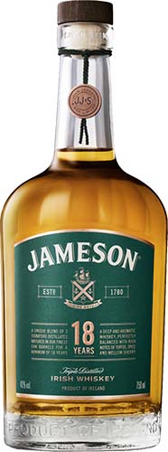 Jameson 18 Yr Old Irish Whiskey