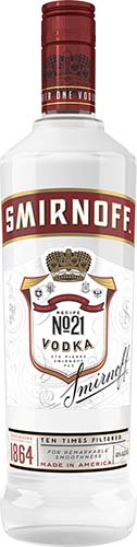 Smirnoff No. 21 Red Label Vodka (travel Pack)