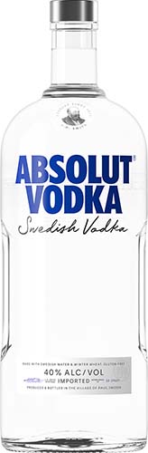 Absolut Vodka 80p 1.75l