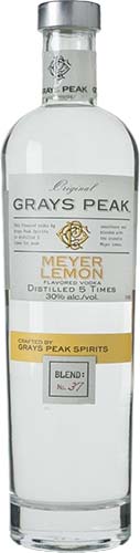 Grays Peak Lemon Vodka 750ml