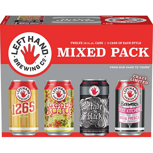 Left Hand Mixed Ipa 12cans