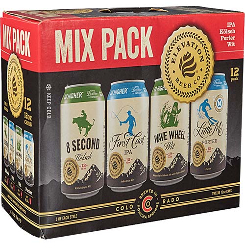 Elevation                      Mixed Pack Cans