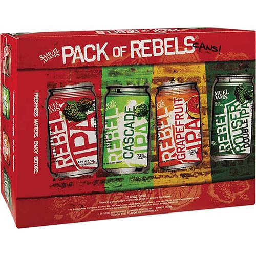 Samuel Adams Pack Of Rebels Variety
