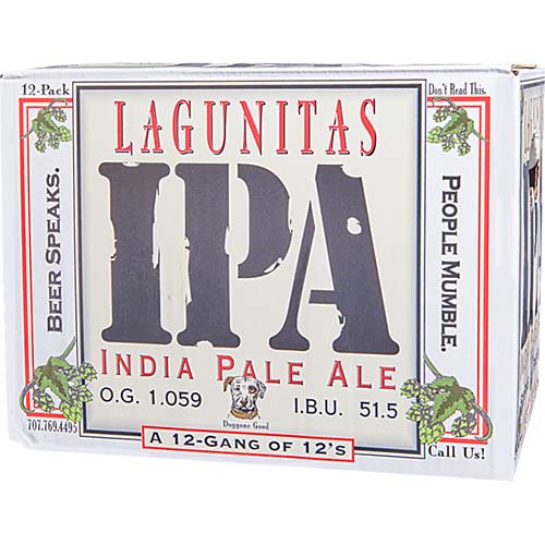 Lagunitas Ipa  12 Pack 12 Oz Bottles