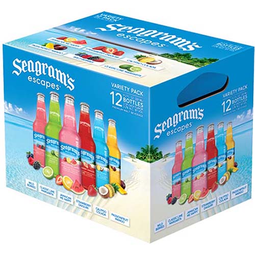 Seagrams Escapes Variety 12oz Bottle 12-pack