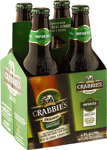 Crabbie's Alc Ginger Beer 4pk