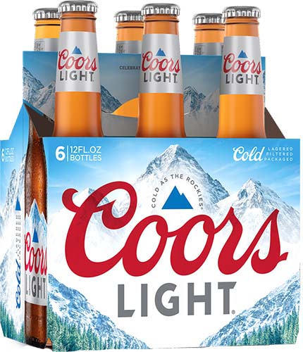 Coors Light 6pk Bottle