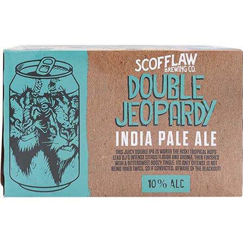 Scofflaw Double Jeopardy Dbl Ipa 6 Cans