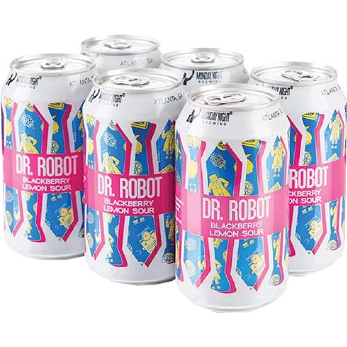 Monday Night Dr Robot Blackberry Sour 6 Cans