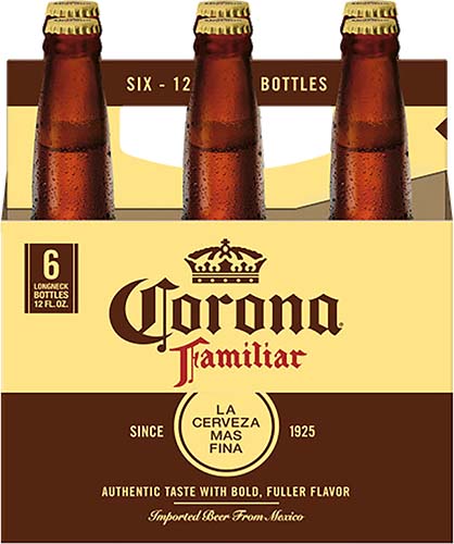 Corona Familiar Mexican Lager Beer Bottles