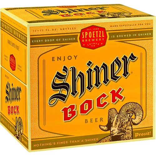 Shiner Bock Texas Cans