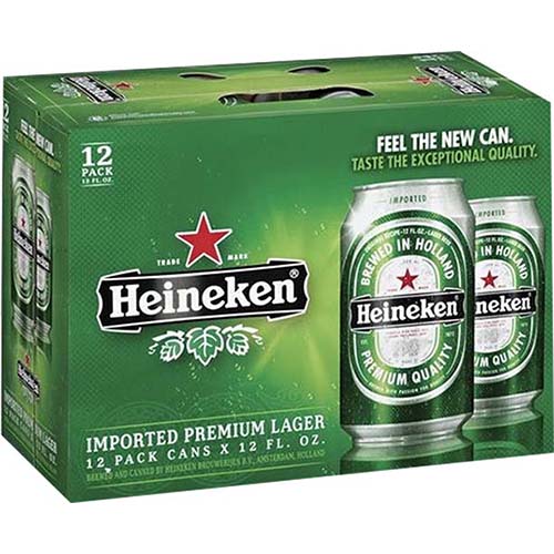 Heineken Lager Cans