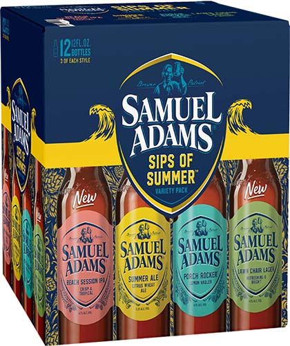 Samuel Adams Spring Variety Mix Pack Bottles