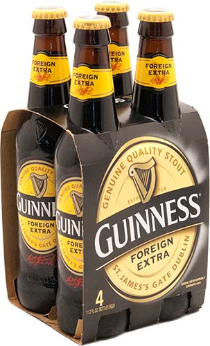 Guinness Foreign Stout 4 Pack 11.2 Oz Bottles
