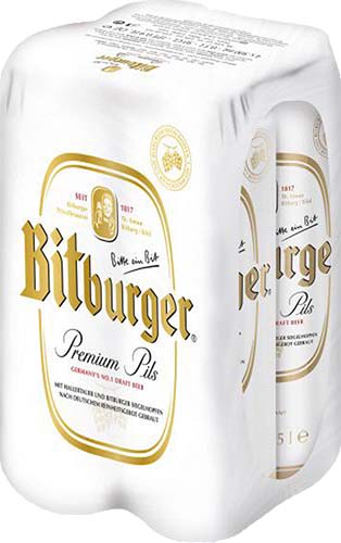 Bitburger German Pils Can 16.9oz
