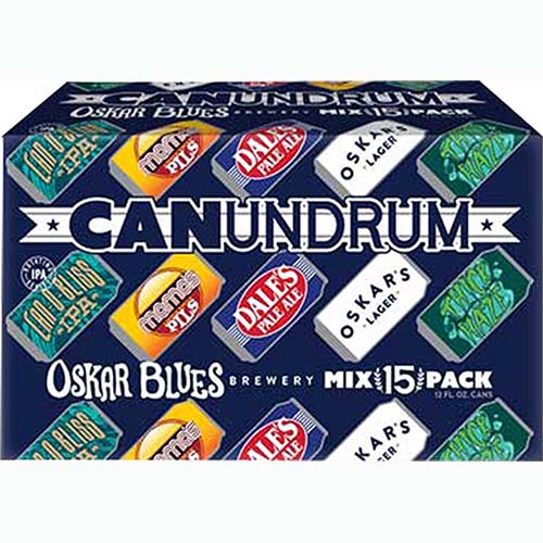 Oskar Blues Canundrum Variety Mix Pack Cans