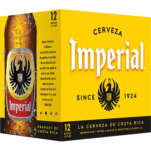 Imperial Cerveceria Costa Rica 12oz 12pk Bt
