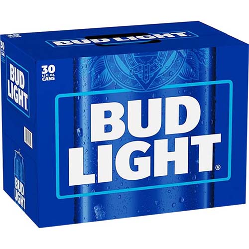 Bud Light 30pak 12oz Can Case