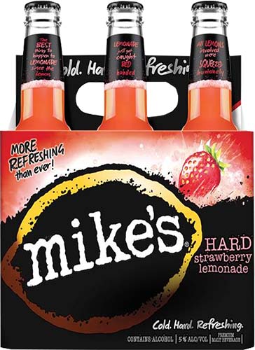 Mikes Hard Strawberry 6 Pk Btl