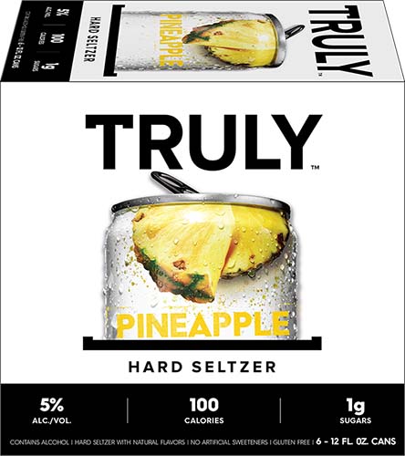 Truly Pineapple 6pk Can