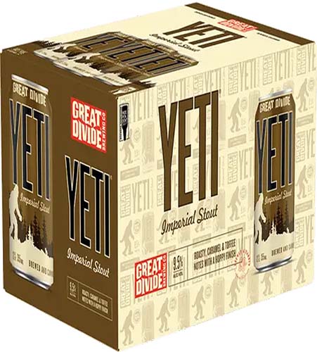 Great Divide Yeti Imperial Stout 6 Pack 12 Oz Cans