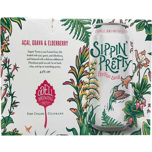 Odell Sippin Pretty Fruited Sour 6pk Can