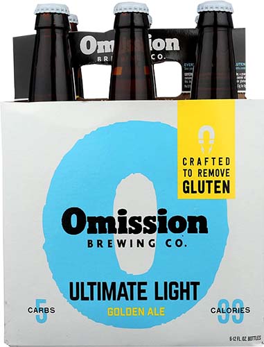 Omission Ultimate Light Gluten Free 6pk Can