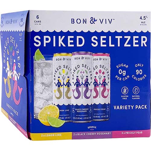 Bon And Viv  Seltzer Variety 6 Pk