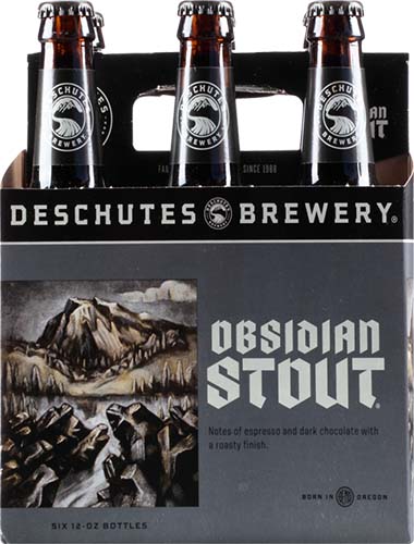 Deschutes Brewery Obsidian Stout 6 Pk Btl