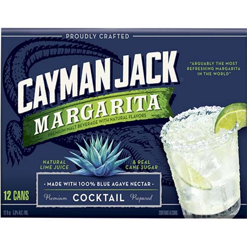 Cayman Jack Margarita 12 Pack 12 Oz Cans